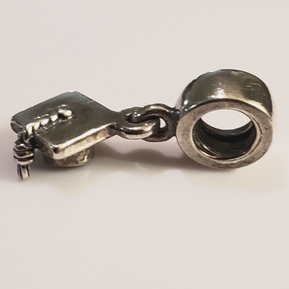 Authentic Pandora Retired Graduation Cap Charm Good Condition